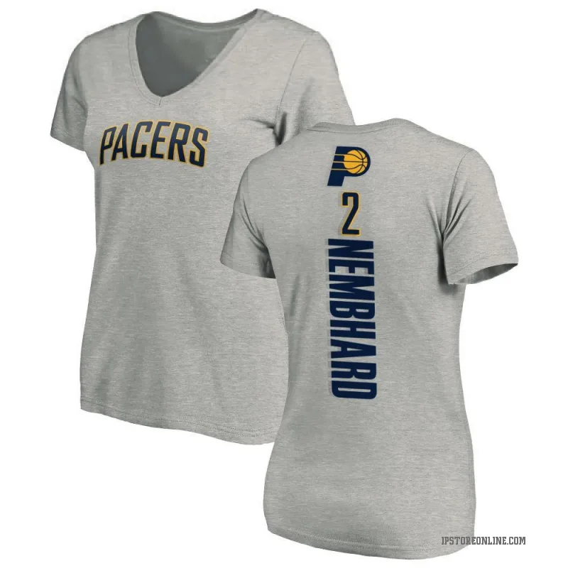 Andrew Nembhard Women's Indiana Pacers Ash Backer T-Shirt
