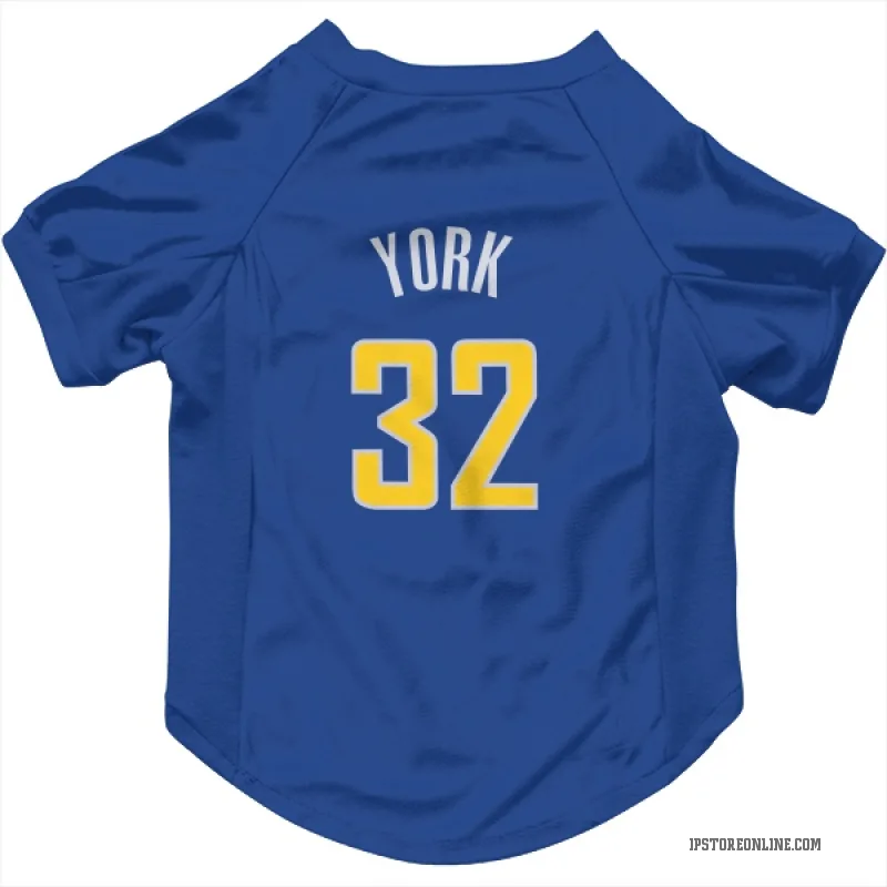 Gabe York  Blue Indiana Pacers  Cat & Dog Pet Jersey