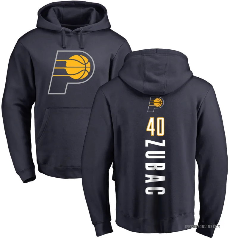 Ivica Zubac Men's Navy Indiana Pacers Branded Backer Pullover Hoodie