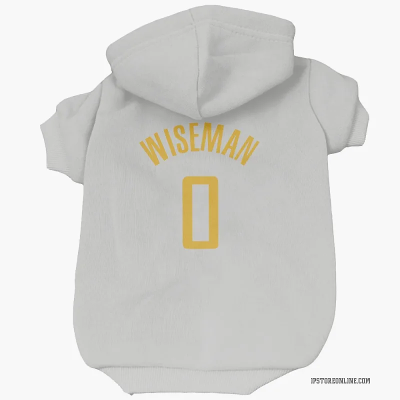 James Wiseman Navy Indiana Pacers Cat & Dog Pet Hoodie