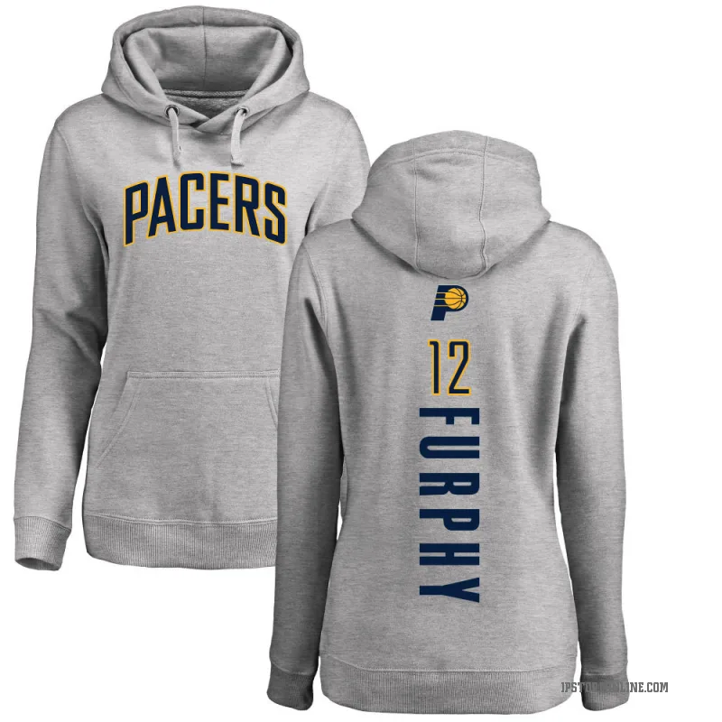 Johnny Furphy Women's Indiana Pacers Branded Ash Backer Pullover Hoodie