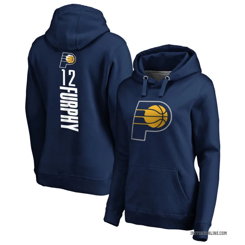 Johnny Furphy Women's Navy Indiana Pacers Branded Backer Pullover Hoodie