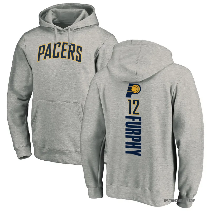 Johnny Furphy Youth Indiana Pacers Branded Ash Backer Pullover Hoodie