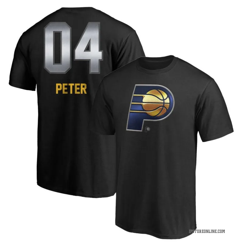 Taelon Peter Youth Black Indiana Pacers Midnight Mascot T-Shirt