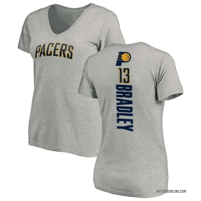 Tony Bradley Women's Indiana Pacers Ash Backer T-Shirt